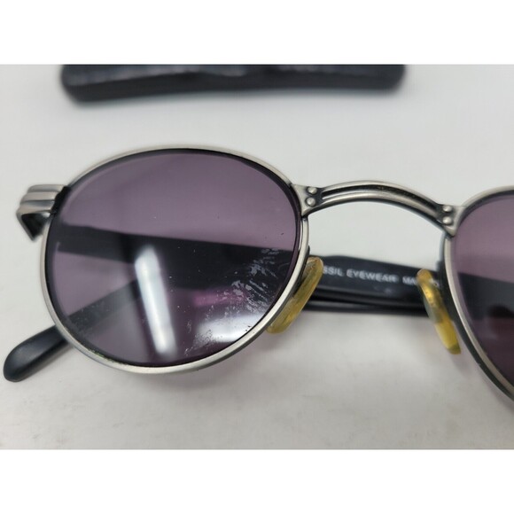 Fossil MACH ONE Vtg Sunglasses/Eyeglasses Frames 45[]24-135MM Round MS3007ASM - Picture 8 of 10